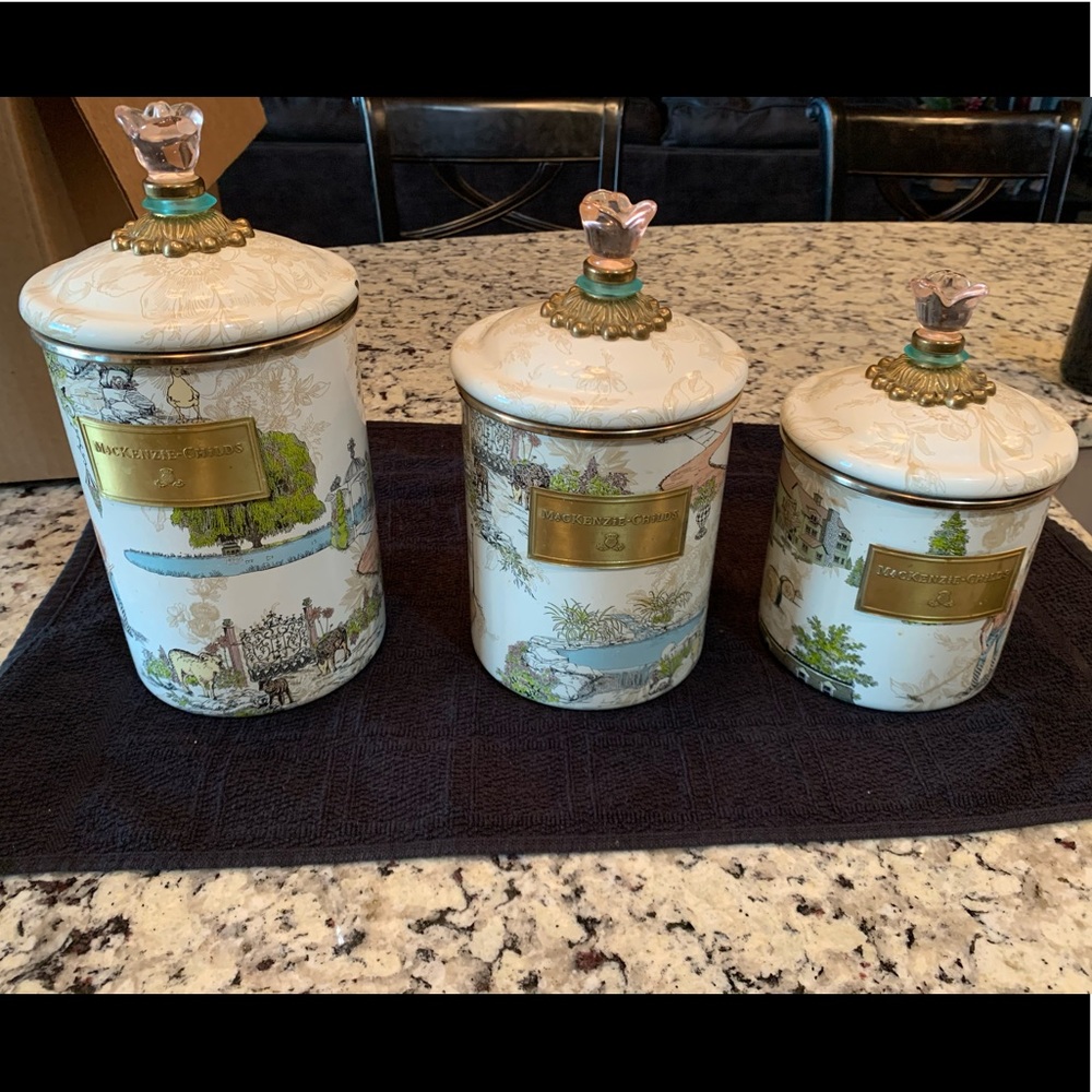 Mackenzie-Childs Aurora Canisters